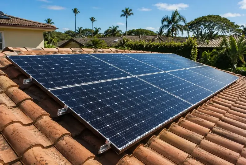Installation de panneaux solaires à Verruyes